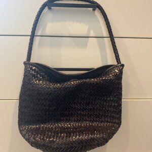 Madewell Brown Woven Shoulder Bag
